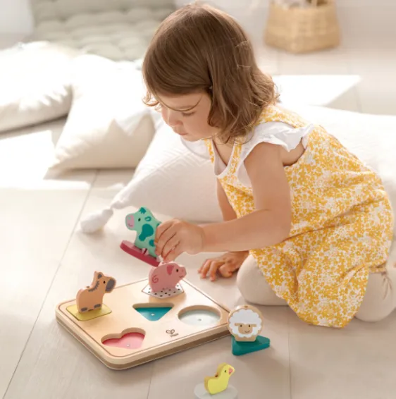 Puzzle cu animale „Forme Geometrice” Puzzle cu animale „Forme Geometrice”