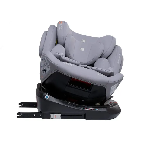 Scaun auto 40-150 cm (i-Size) Isofix Kikkaboo i-Felix Light Grey, rotativ 360 Scaun auto 40-150 cm (i-Size) Isofix Kikkaboo i-Felix Light Grey, rotativ 360
