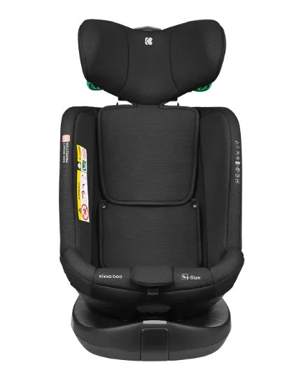 Scaun auto 40-150 cm (i-Size) Isofix KikkaBoo i-Round Black, rotativ 360 Scaun auto 40-150 cm (i-Size) Isofix KikkaBoo i-Round Black, rotativ 360