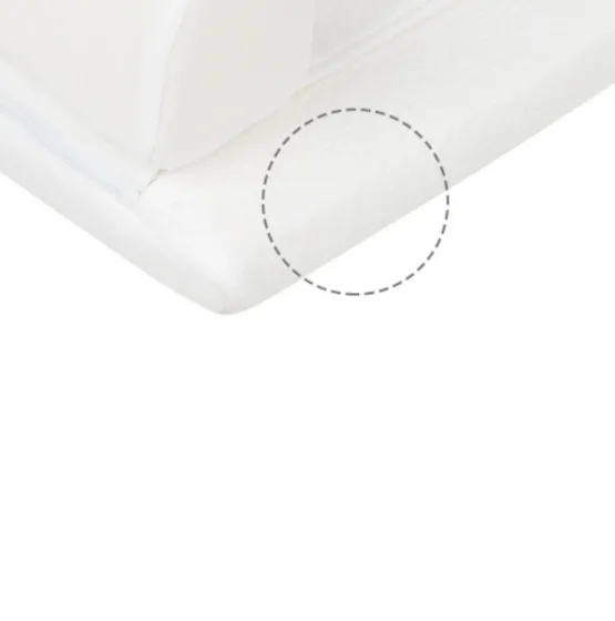 Perna pozitionator anti-rasucire pentru bebelusi Kikkaboo Airknit White Perna pozitionator anti-rasucire pentru bebelusi Kikkaboo Airknit White