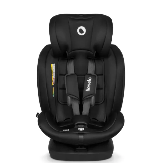 Scaun auto 40-150 cm (i-Size) Isofix Lionelo Bastiaan Black Grey, rotativ 360 Scaun auto 40-150 cm (i-Size) Isofix Lionelo Bastiaan Black Grey, rotativ 360