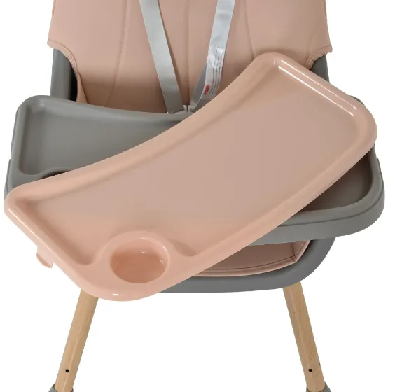 Scaun de masă 2 în 1 Moni Biscotti Pink Scaun de masă 2 în 1 Moni Biscotti Pink