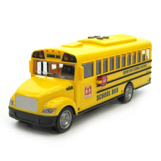 Autobuz școlar 1:16 (cu lumini și sunet), cod 1754D Autobuz școlar 1:16 (cu lumini și sunet), cod 1754D