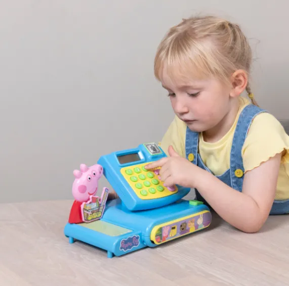 Casa de marcat cu accesorii „Purcelușa Peppa” Casa de marcat cu accesorii „Purcelușa Peppa”