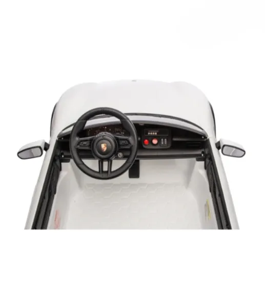 Mașină electrică GB Porsche Taycan Turbo S 24V5AH x 1.45W x 2, alb, cod 1582D Mașină electrică GB Porsche Taycan Turbo S 24V5AH x 1.45W x 2, alb, cod 1582D