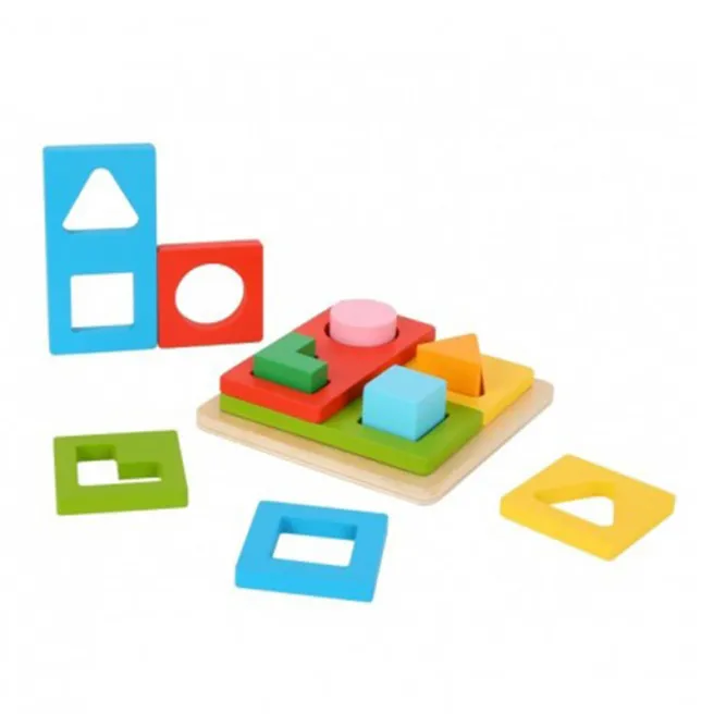Sorter din lemn cu forme geometrice, cod 57242 Sorter din lemn cu forme geometrice, cod 57242