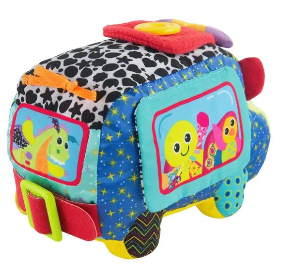 Jucăria educativă din pluș ”Autobuzul Freddie” Jucăria educativă din pluș ”Autobuzul Freddie”