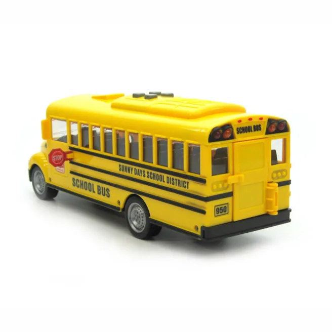 Autobuz școlar 1:16 (cu lumini și sunet), cod 1754D Autobuz școlar 1:16 (cu lumini și sunet), cod 1754D