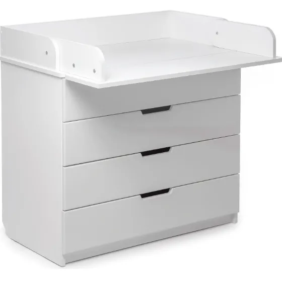 Comoda-măsuță de înfășat PernaMea HappyBaby Standart 800 MDF White Comoda-măsuță de înfășat PernaMea HappyBaby Standart 800 MDF White