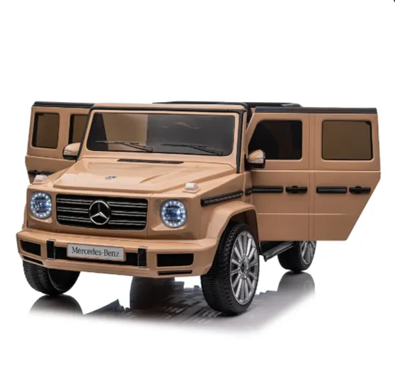 Mașină electrică pentru copii Mercedes Benz G-Class (MX627 / 3 bej) Mașină electrică pentru copii Mercedes Benz G-Class (MX627 / 3 bej)