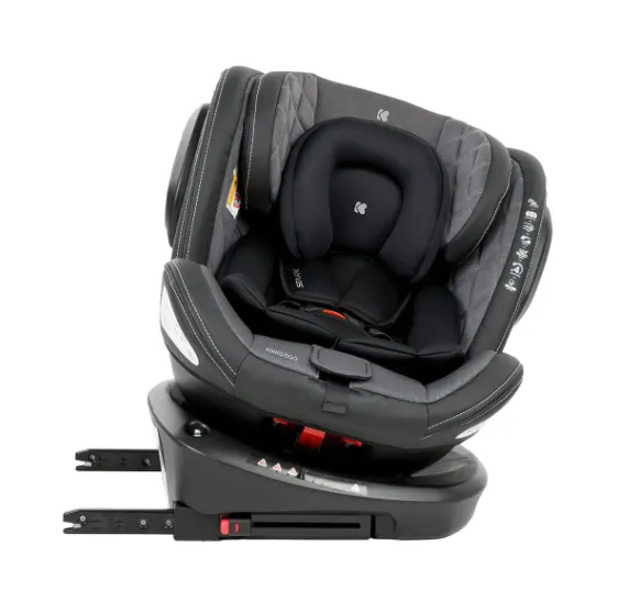 Scaun auto 0-36kg Isofix KikkaBoo Stark Dark Grey, rotativ 360 Scaun auto 0-36kg Isofix KikkaBoo Stark Dark Grey, rotativ 360