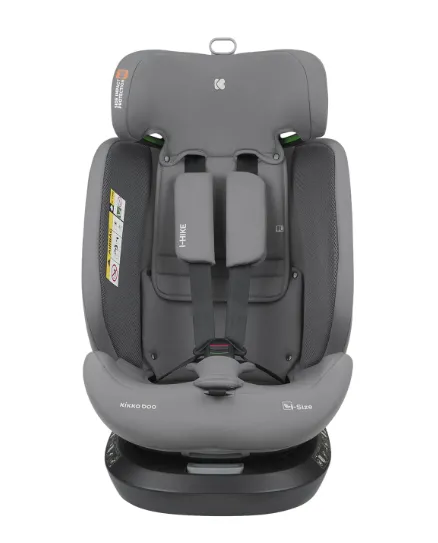 Scaun auto 40-150 cm (i-Size) Isofix Kikkaboo i-Hike Light Grey, rotativ 360 Scaun auto 40-150 cm (i-Size) Isofix Kikkaboo i-Hike Light Grey, rotativ 360