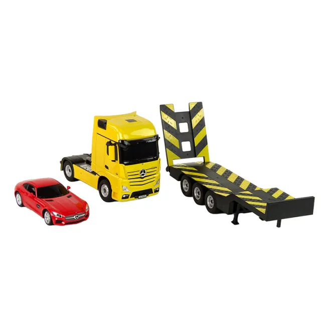 RS Masina cu telecomanda RASTAR 1:24 Mercedes-Benz Antos, galbena, cod 58250 RS Masina cu telecomanda RASTAR 1:24 Mercedes-Benz Antos, galbena, cod 58250