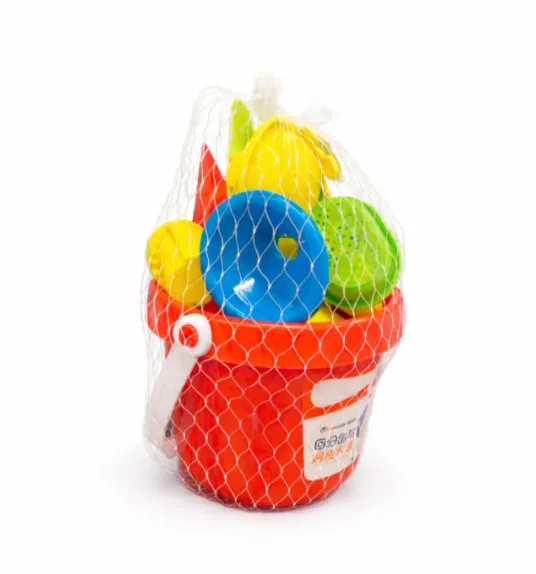 Set pentru nisip cu galeata rosie, cod 10002c