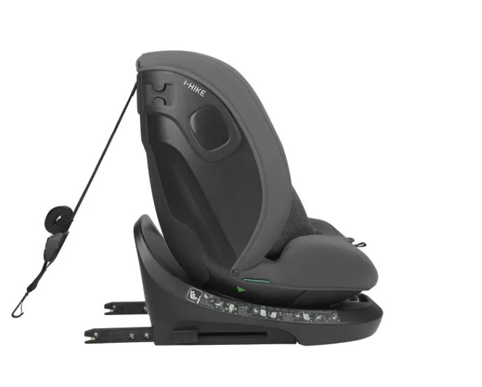 Scaun auto 40-150 cm (i-Size) Isofix Kikkaboo i-Hike Dark Grey, rotativ 360 Scaun auto 40-150 cm (i-Size) Isofix Kikkaboo i-Hike Dark Grey, rotativ 360