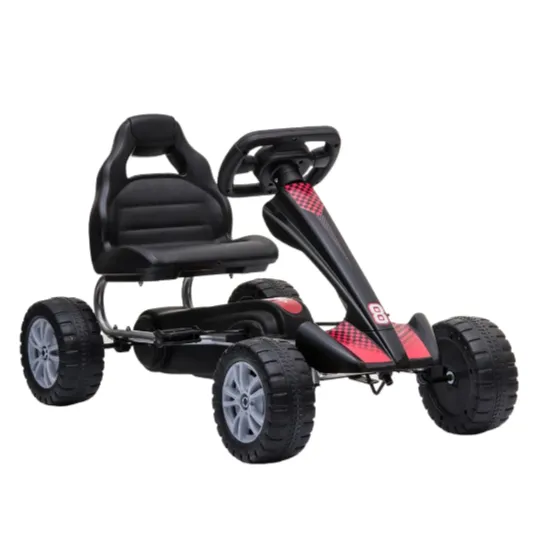 Kart cu pedale pentru copii, negru (1801/2 neagra) Kart cu pedale pentru copii, negru (1801/2 neagra)