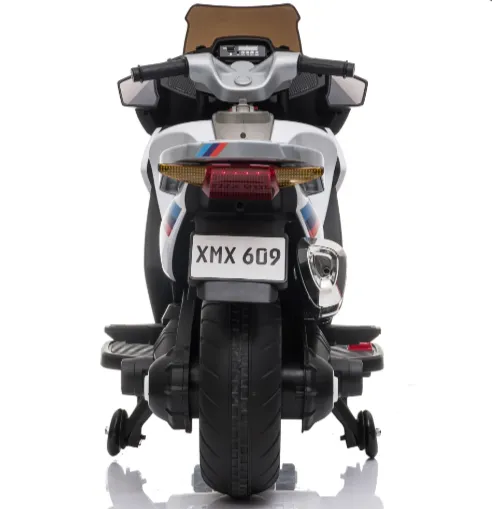 Motocicletă electrică pentru copii (MX609/5 alba) Motocicletă electrică pentru copii (MX609/5 alba)