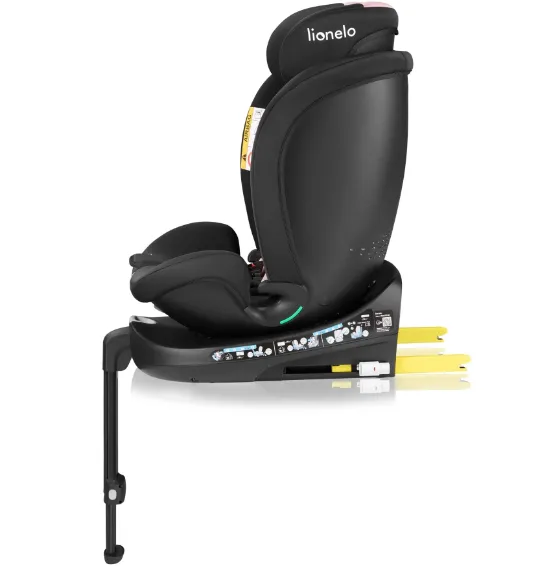 Scaun auto 40-150 cm (i-Size) Isofix Lionelo Navy Black Pink, rotativ 360 Scaun auto 40-150 cm (i-Size) Isofix Lionelo Navy Black Pink, rotativ 360