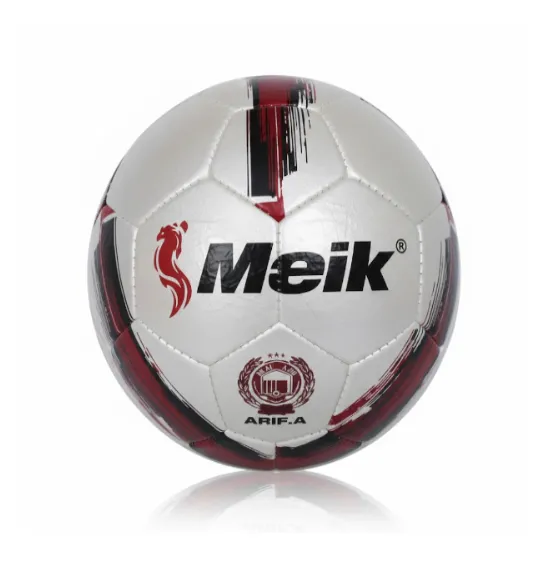 Minge de fotbal Size 5 Machine-Stitched 10 roșie, cod 2140D