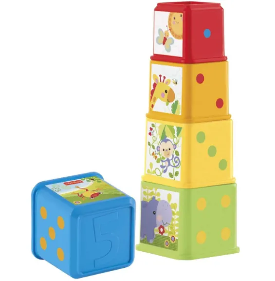 Fisher-Price Piramida „Cuburi cu animale” Fisher-Price Piramida „Cuburi cu animale”