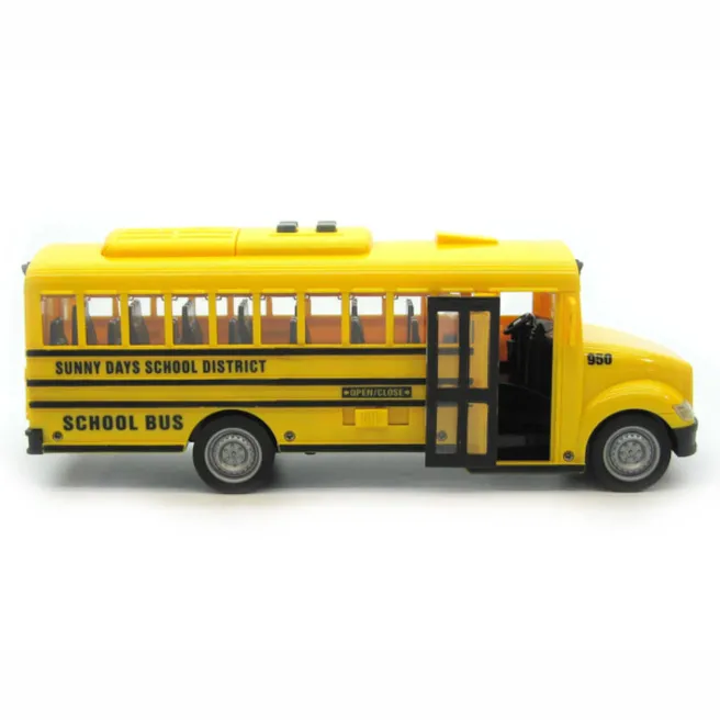 Autobuz școlar 1:16 (cu lumini și sunet), cod 1754D Autobuz școlar 1:16 (cu lumini și sunet), cod 1754D