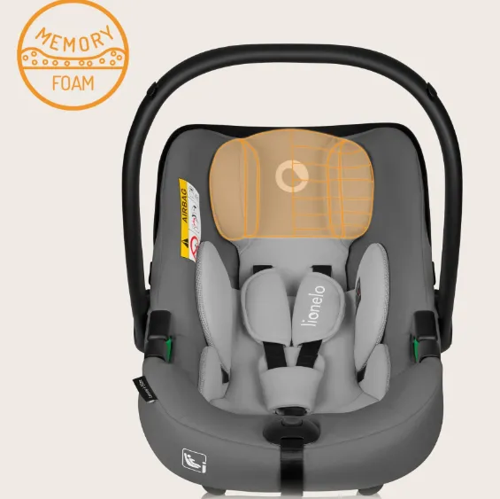 Scoica auto 40-87 cm (I-Size) Lionelo Lemmy Grey Scoica auto 40-87 cm (I-Size) Lionelo Lemmy Grey