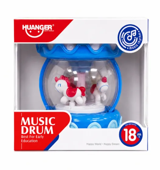 Tobă muzicală albastră, cod 10305a