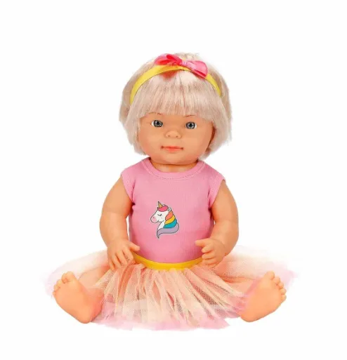 Păpușa BEBELOU LA MULȚI ANI 2 AST. 40CM. S00040021 Păpușa BEBELOU LA MULȚI ANI 2 AST. 40CM. S00040021