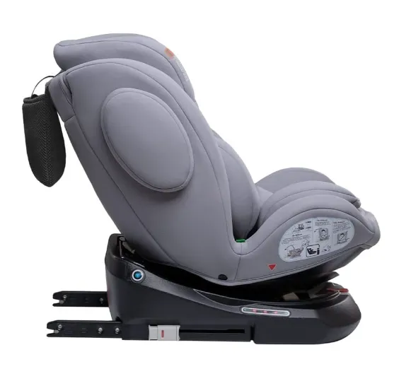 Scaun auto 40-150 cm (i-Size) Isofix Kikkaboo i-Felix Light Grey, rotativ 360 Scaun auto 40-150 cm (i-Size) Isofix Kikkaboo i-Felix Light Grey, rotativ 360