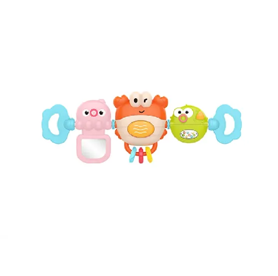 Jucărie muzicală pentru pătuț Crab, Huanger HE0322 (23624)