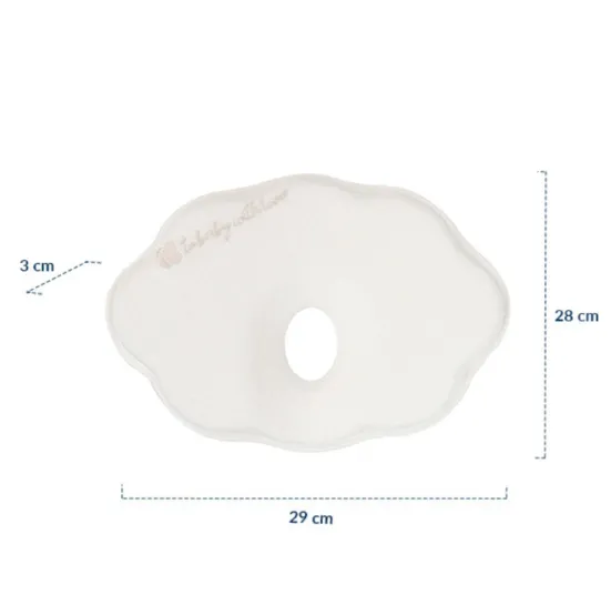 Pernă ortopedică Kikkaboo Cloud Airknit Alb Pernă ortopedică Kikkaboo Cloud Airknit Alb
