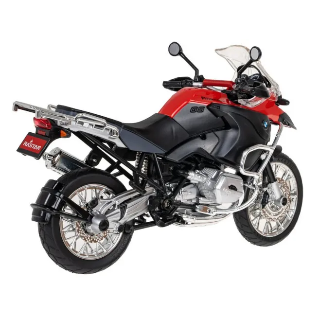 Motocicletă RASTAR Die cast 1:9 BMW R1200GS, roșu, cod 1928D Motocicletă RASTAR Die cast 1:9 BMW R1200GS, roșu, cod 1928D