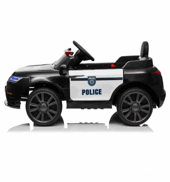 Mașină electrică de poliție GB 2025, 12V7AH x 1.25W x 4, neagră, cod 1585D Mașină electrică de poliție GB 2025, 12V7AH x 1.25W x 4, neagră, cod 1585D