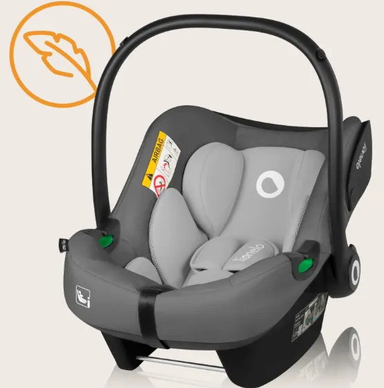 Scoica auto 40-87 cm (I-Size) Lionelo Lemmy Grey Scoica auto 40-87 cm (I-Size) Lionelo Lemmy Grey