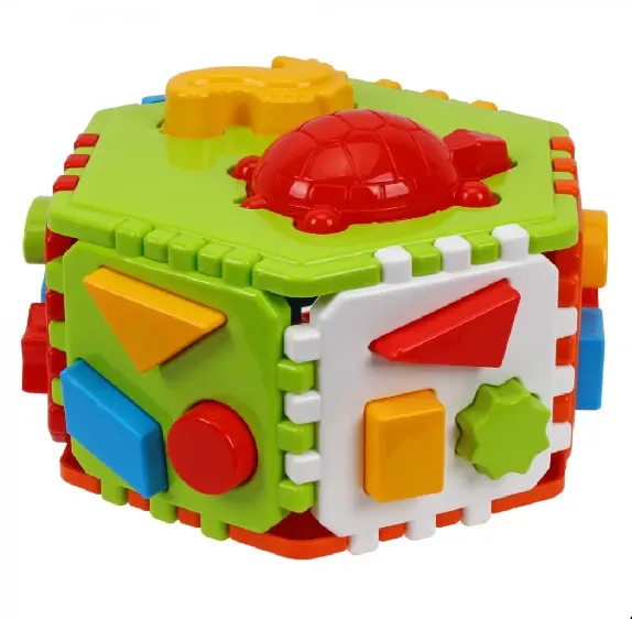 Cub educativ „Smart Kid Hippo” , cu forme geometrice ,Technok (2445)
