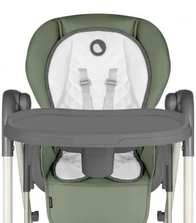 Scaun de masa cu funcție de balansare Lionelo Laurice Olive Green Scaun de masa cu funcție de balansare Lionelo Laurice Olive Green