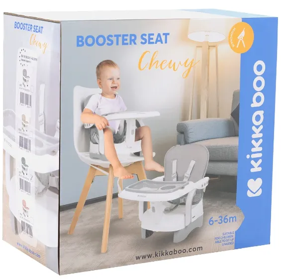 Scaun de masa KikkaBoo Chewy Grey Scaun de masa KikkaBoo Chewy Grey