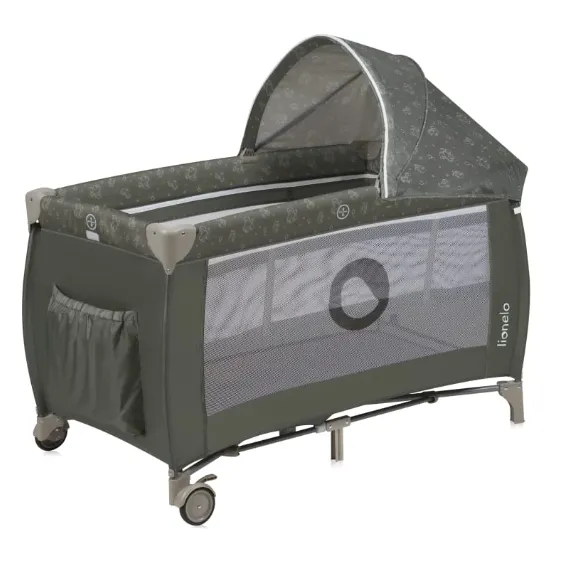 Patut pliabil 2 in 1 Lionelo Sven Plus Beige Olive