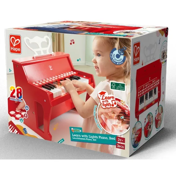 Pian pentru copii de culoare roșie Pian pentru copii de culoare roșie