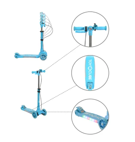 Trotineta Moni Toy Cube Blue Trotineta Moni Toy Cube Blue