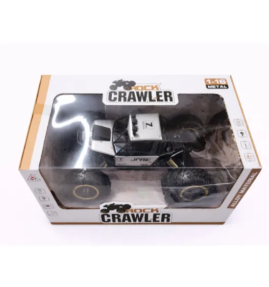 Mașină Rock Crawler 1:16, cu telecomanda, cu cameră, gri, cod 2390D Mașină Rock Crawler 1:16, cu telecomanda, cu cameră, gri, cod 2390D