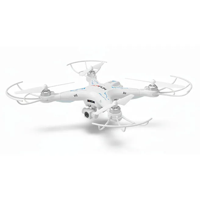Quadcopter cu cadru alb și telecomandă, cod 1245D Quadcopter cu cadru alb și telecomandă, cod 1245D
