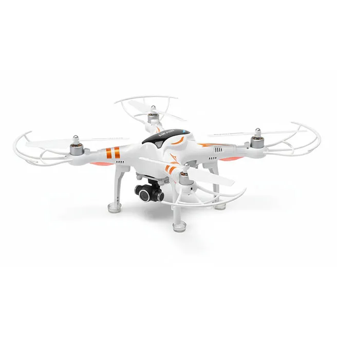 Quadcopter cu cadru portocaliu și telecomandă, cod 1246D Quadcopter cu cadru portocaliu și telecomandă, cod 1246D