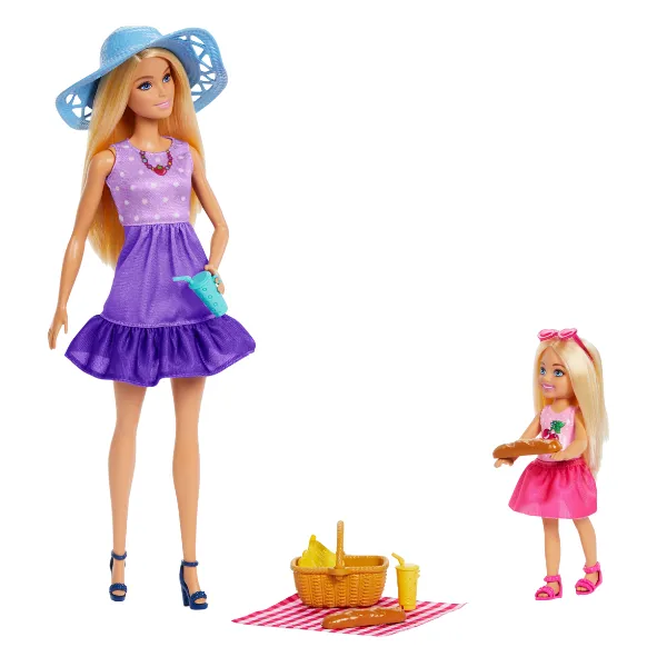 Păpușa Barbie „Malibu și Chelsea”, cu accesorii