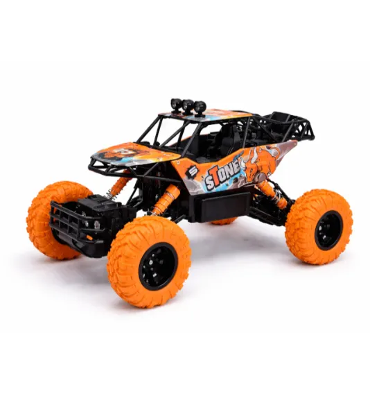 Mașină Rock Crawler 1:12 cu telecomanda, metal, portocalie, cod 2380D Mașină Rock Crawler 1:12 cu telecomanda, metal, portocalie, cod 2380D