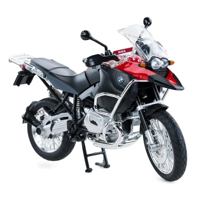 Motocicletă RASTAR Die cast 1:9 BMW R1200GS, roșu, cod 1928D Motocicletă RASTAR Die cast 1:9 BMW R1200GS, roșu, cod 1928D