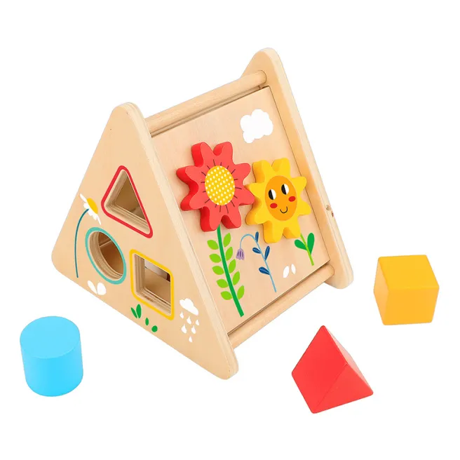 Sorter din lemn triunghi, cod 57329 Sorter din lemn triunghi, cod 57329