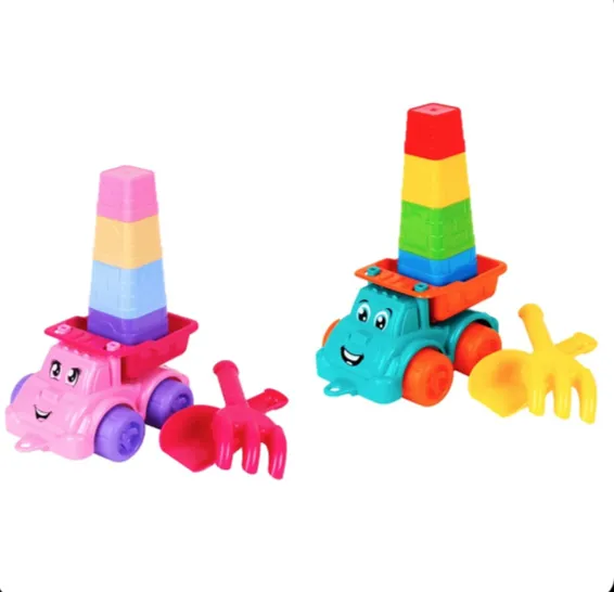 Set pentru nisip cu mașinuță și accesorii, Technok (07051)