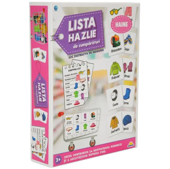 Joc de societate „Lista hazlie de cumpărături”, ro. Joc de societate „Lista hazlie de cumpărături”, ro.