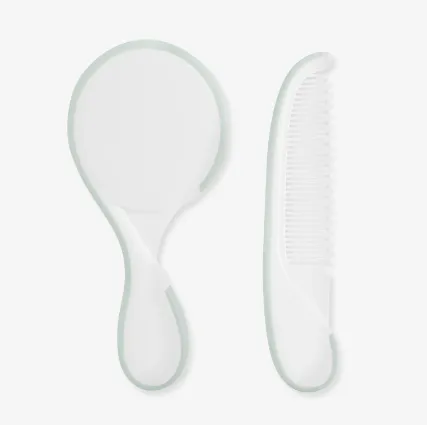 Set perie si pieptene pentru copii Kikkaboo Utility Mint Set perie si pieptene pentru copii Kikkaboo Utility Mint